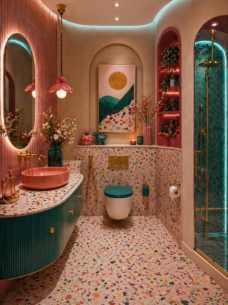 Luxury Multi-Color Vanity