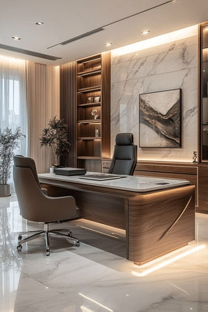 OFFICE INTERIOR AND WORKSPACE