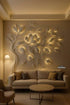 Luxury Blooming Elegance LED Feature Wall