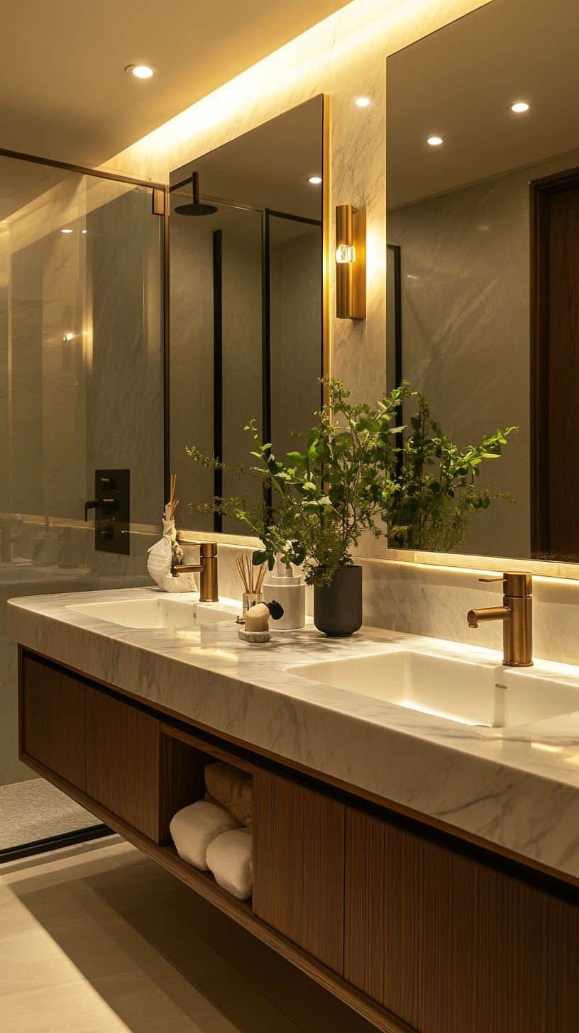 Double Sink Vanity