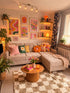Cozy Bloom Living Room