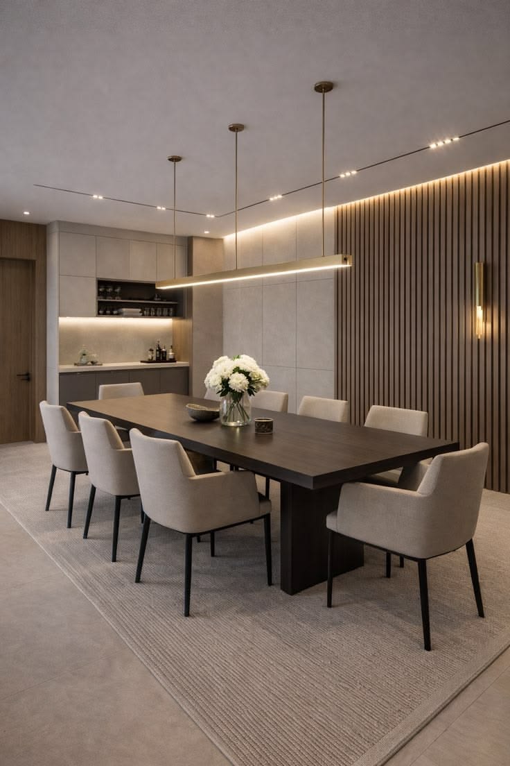 Dining table with chairs