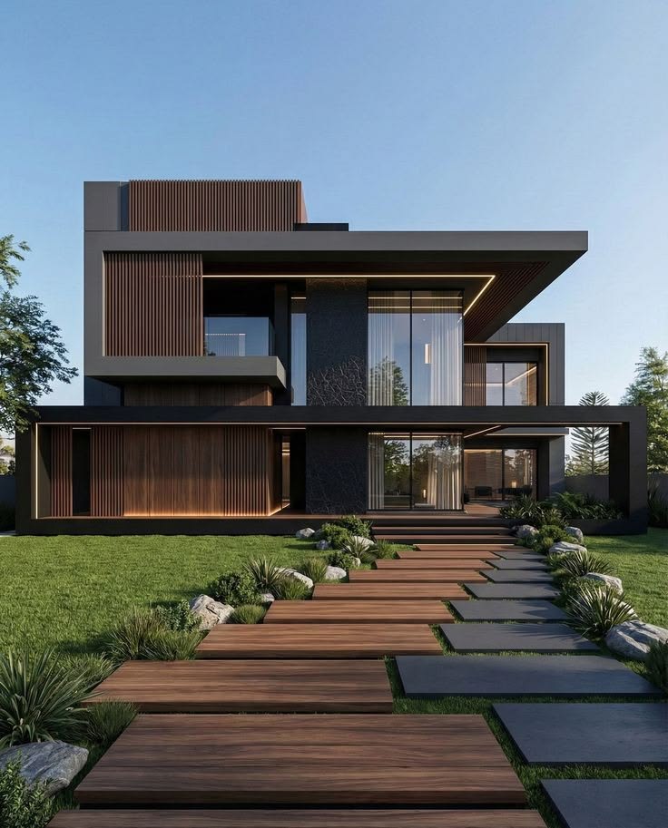Modern Front Elevation Bungalow