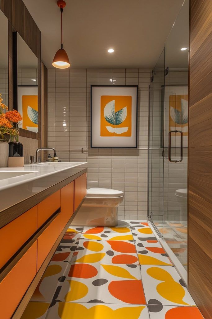 Sunset Glow Bathroom Vanity