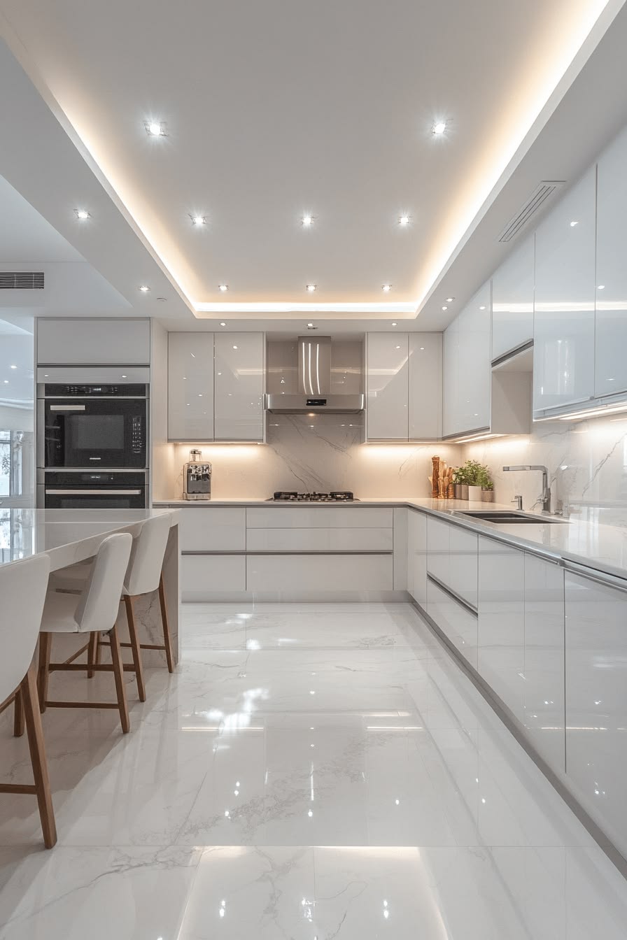 Modern renovated kitchen