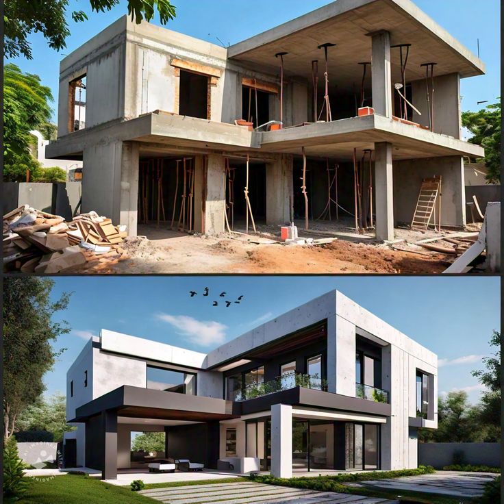 House construction project