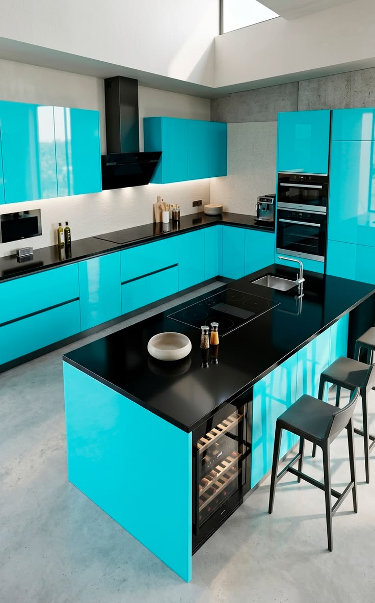 Modern Luxury Island Kitchen Design