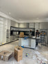 Workers doing interior finishing