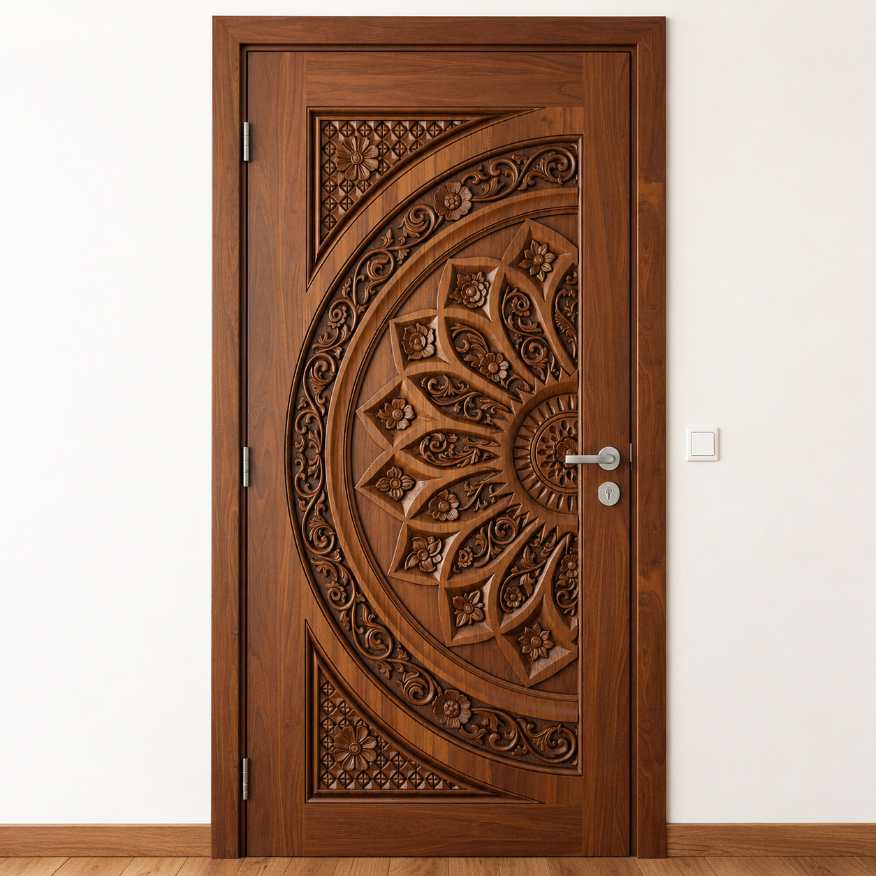 Majestic Carved Heritage Door