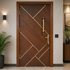 Geometric Luxe Entrance Door